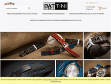 Tablet Screenshot of pattini.pl