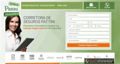 Desktop Screenshot of pattini.com.br