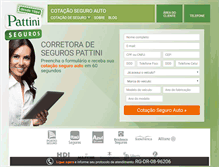 Tablet Screenshot of pattini.com.br